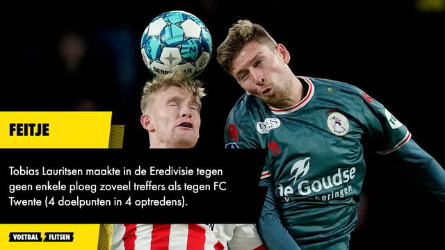 Tobias Lauritsen tegen PSV