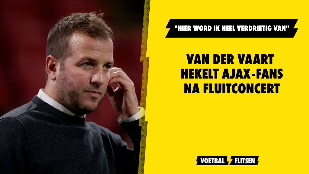 Van Der Vaart Hekelt Ajax Fans Hier Word Ik Heel Verdrietig Van