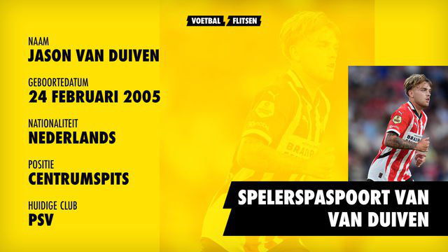 Spelerspaspoort Van Duiven