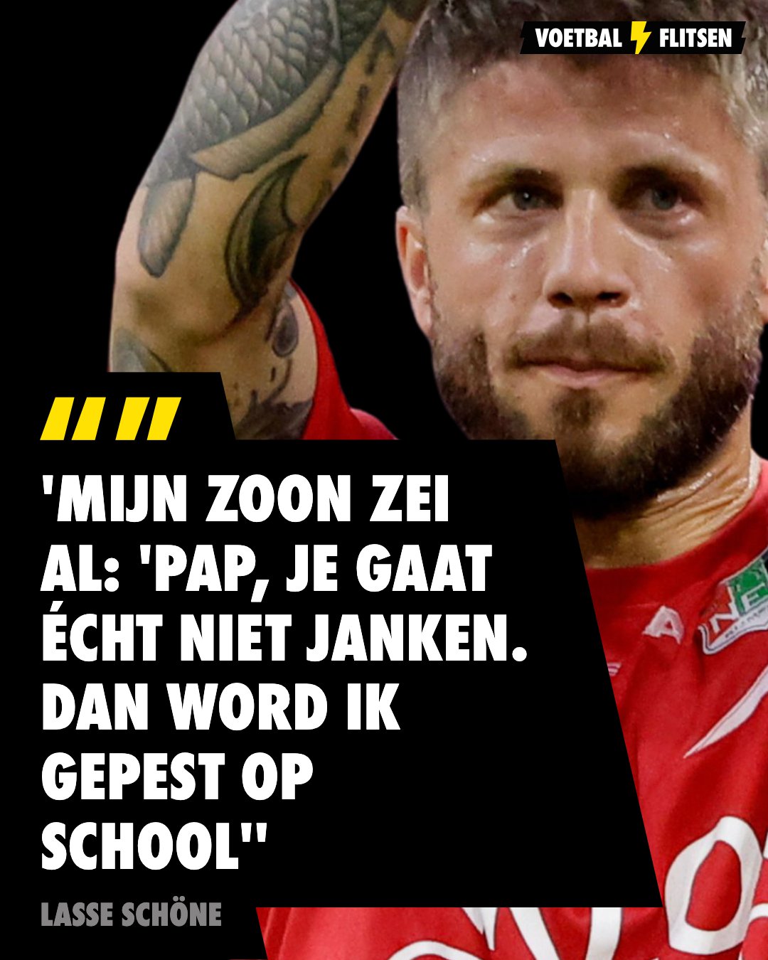 quote, citaat lasse schone voormalig ajax, nec