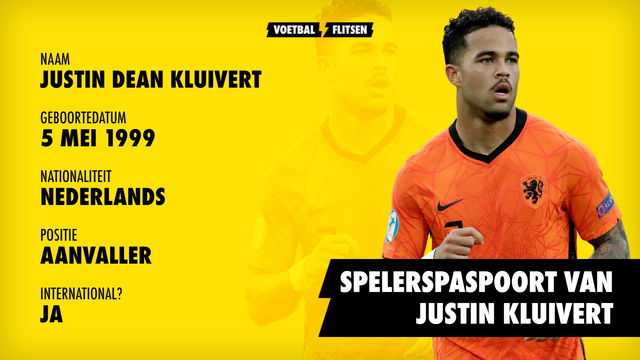 Spelerspaspoort Justin Kluivert