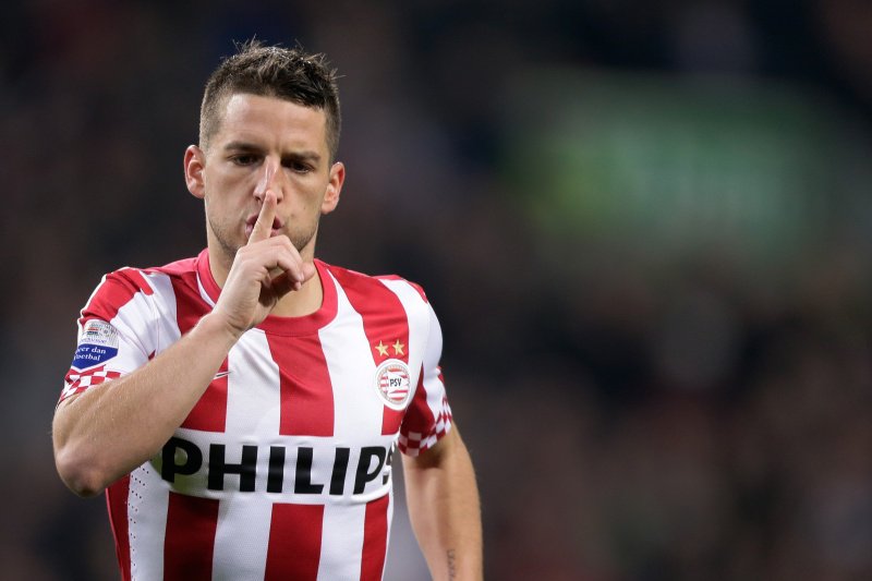 Dries Mertens in actie voor PSV: publiekslieveling met flair, goals én assists.