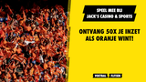 Speel mee bij Jack's Casino & Sports en ontvang 50x je inzet als Oranje wint!