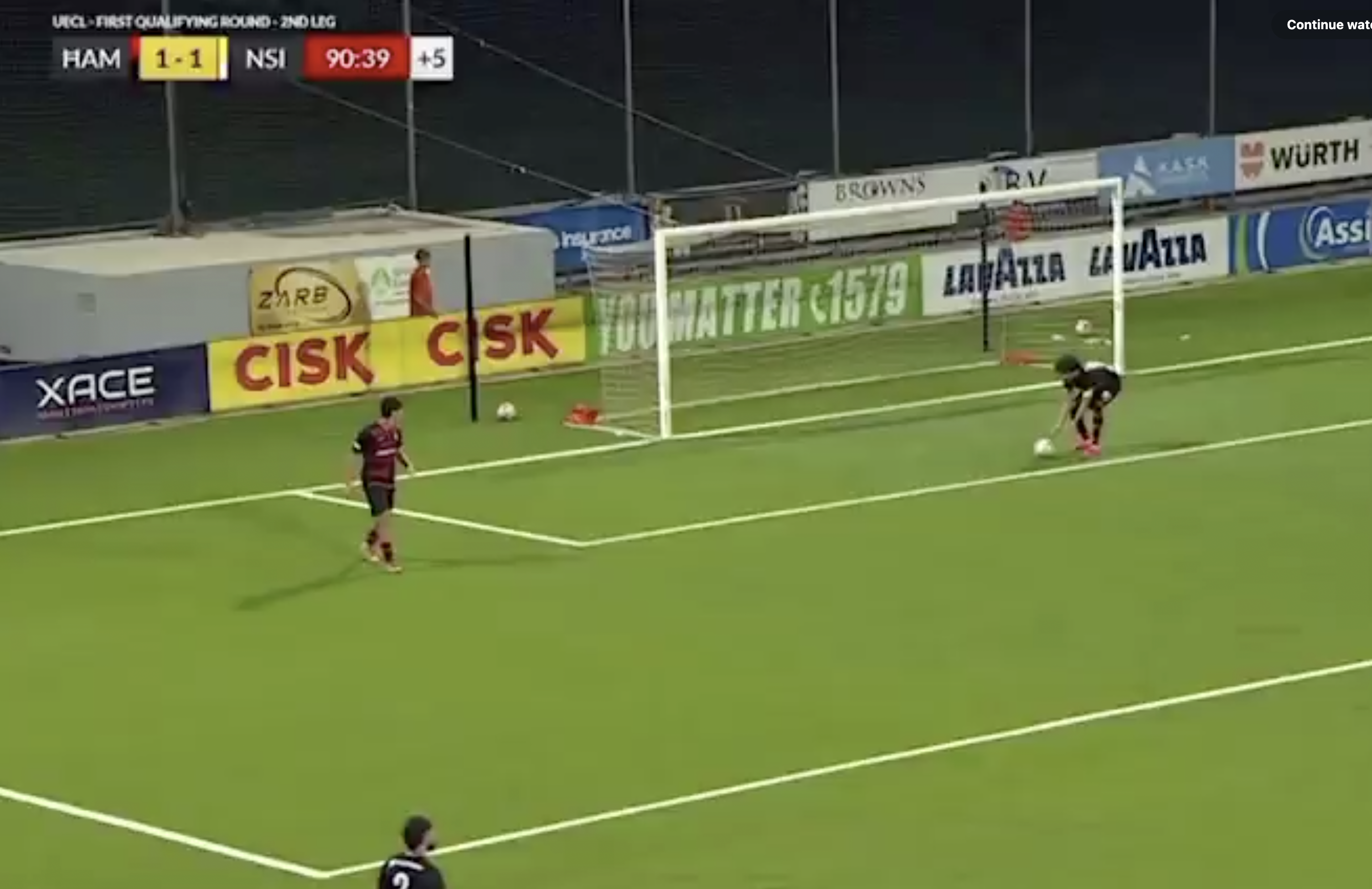 Conference League-ophef: Hamrun uitgeschakeld na omstreden penalty zonder VAR