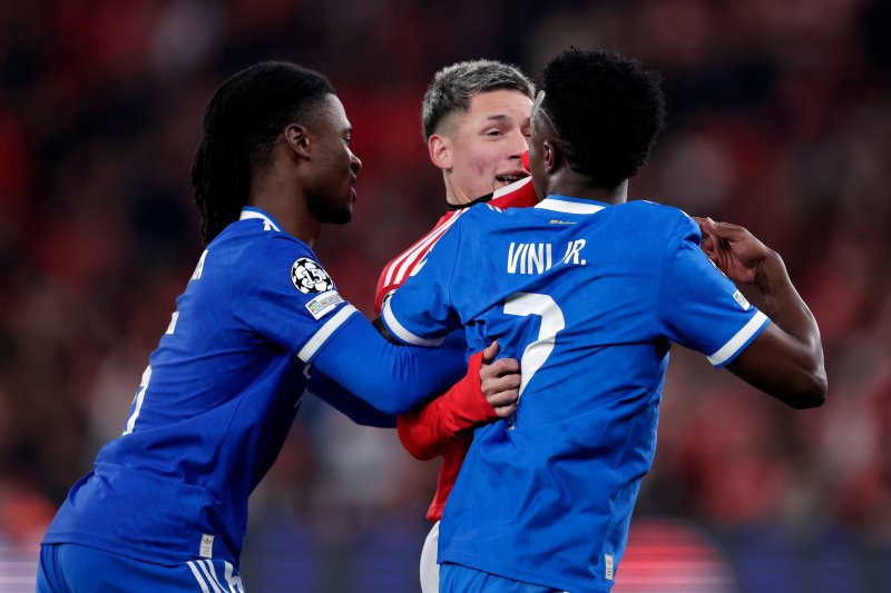 Prestianni werd door de UEFA geschorst voor de return tegen Real Madrid in de Champions League na een vermeende racistische uitlating richting Vinícius Júnior