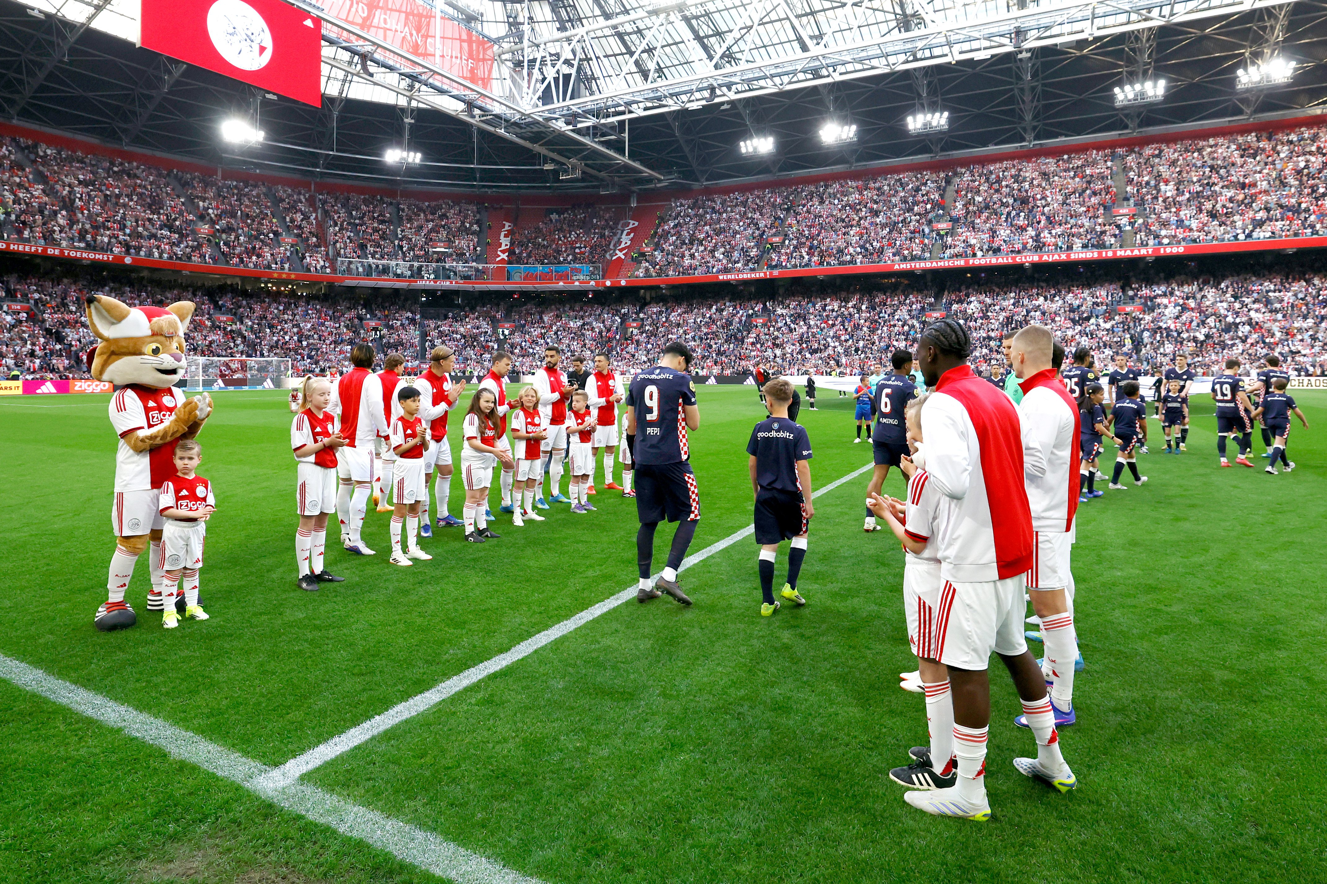 De erehaag van Ajax