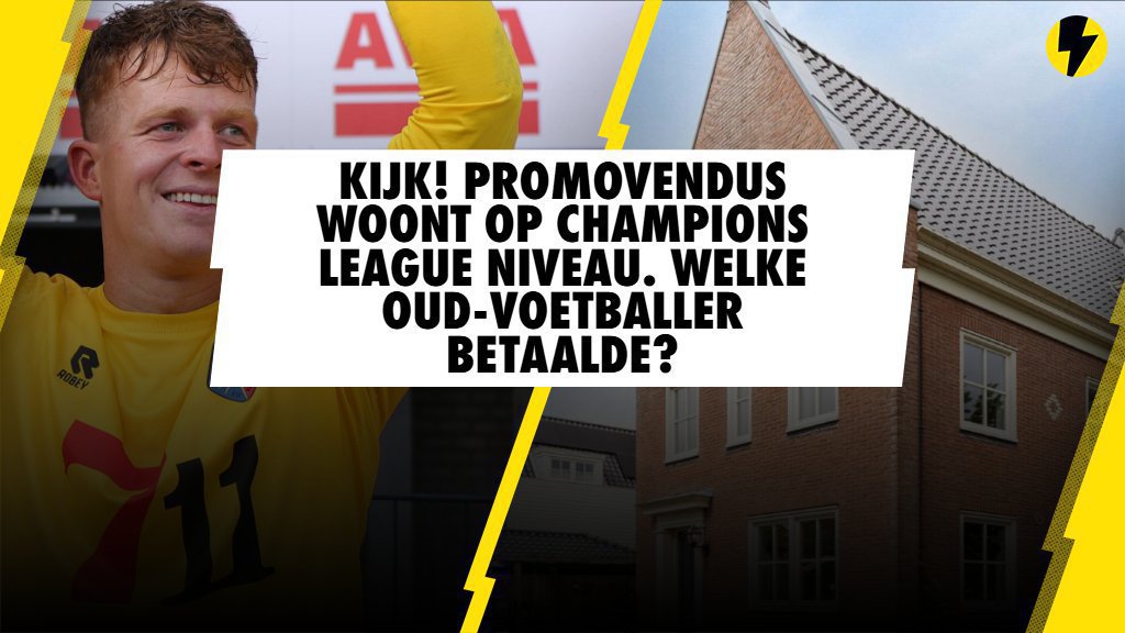 Kijk: Promovendus woont in bizar huis dankzij andere voetballer
