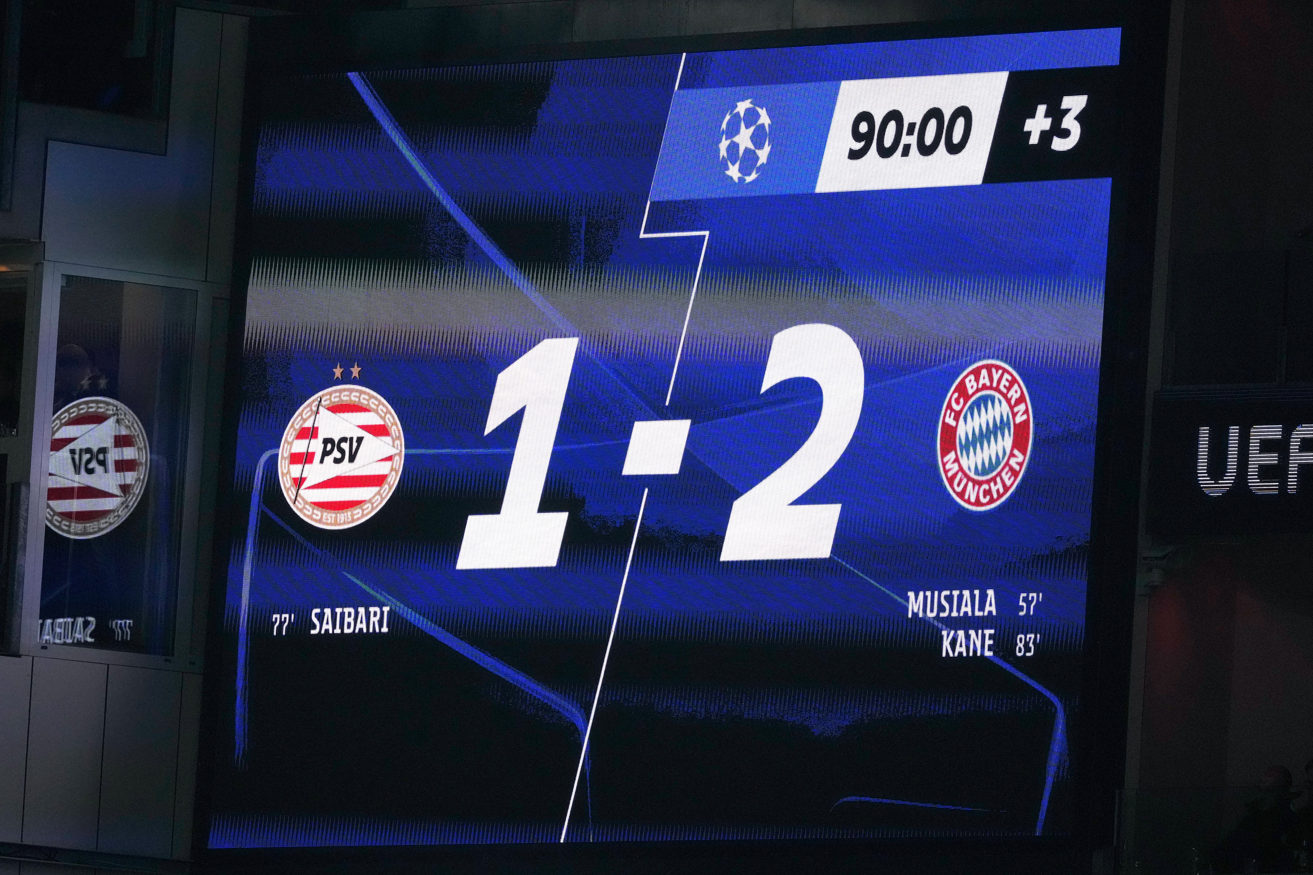 PSV verliest in eigen huis met 1-2 van Bayern München: sportieve teleurstelling op het veld, maar financieel levert de Champions League opnieuw miljoenen op.