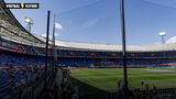 Netten en palen in De Kuip, het stadion van Feyenoord