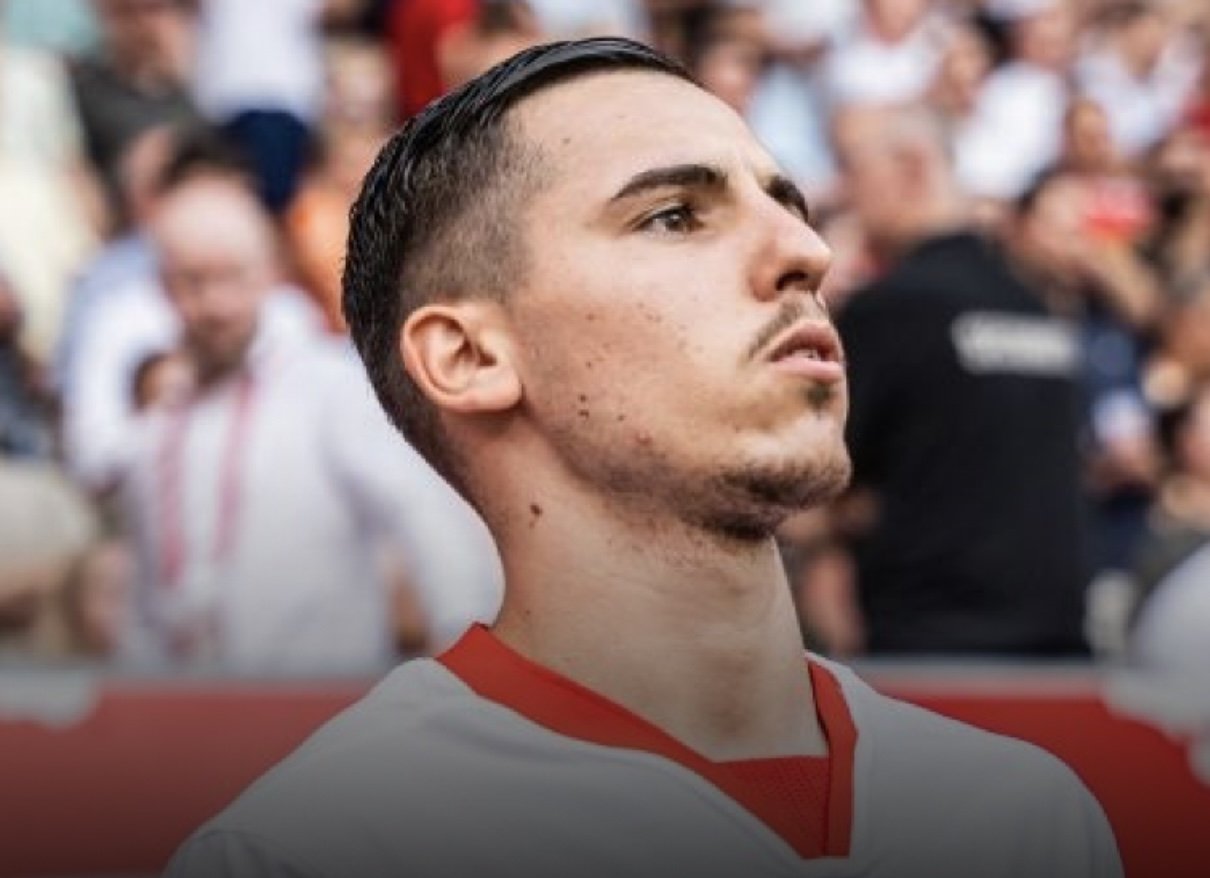 Oscar Gloukh tijdens een wedstrijd voor Red Bull Salzburg. Ajax neemt de speler uit Israel over.