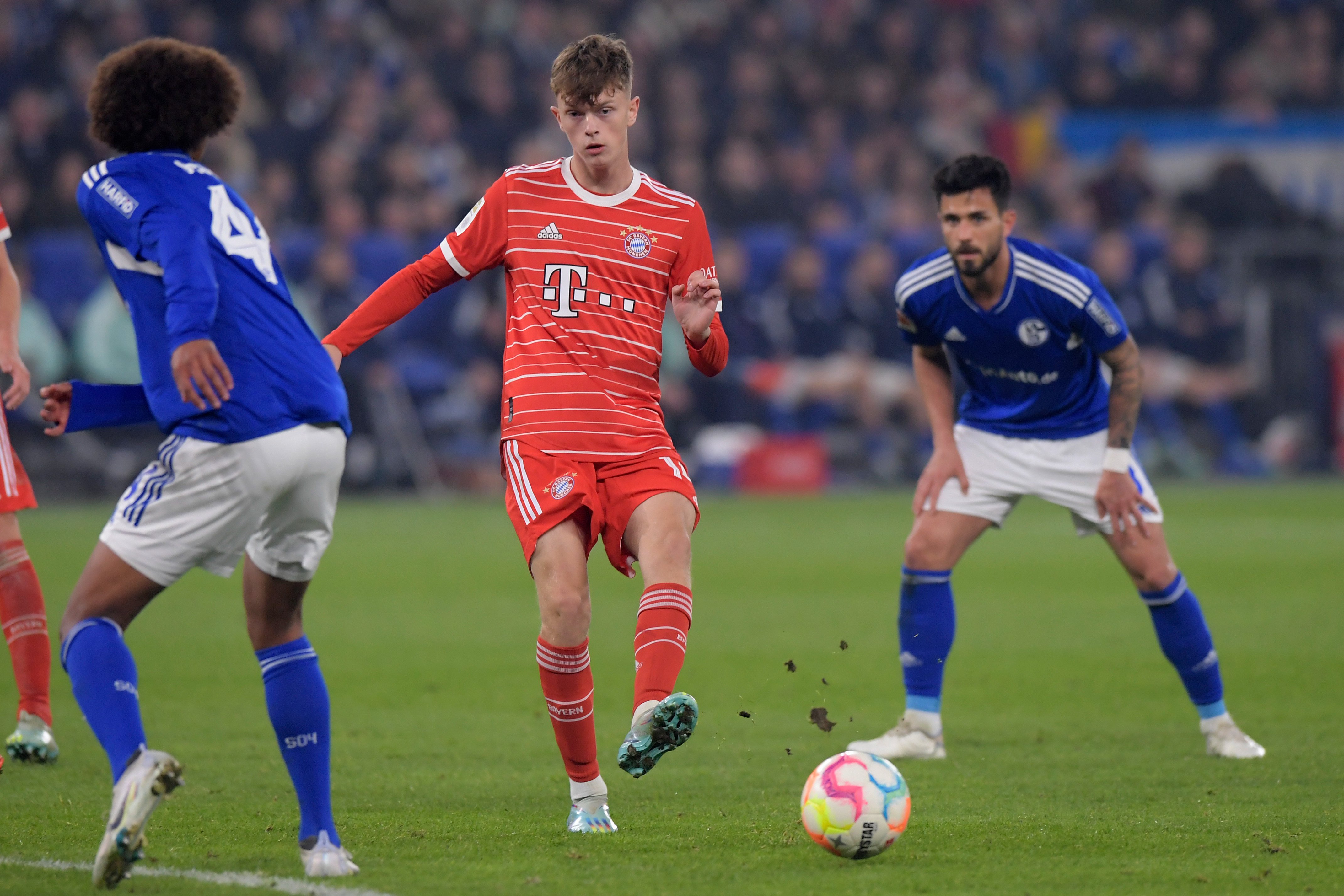 Paul Wanner in actie bij bayern münchen