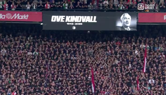 feyenoord ove kindvall eerbetoon