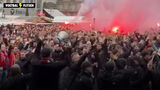 PSV-fans in Dortmund