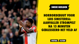 Horrordebuut voor Luis Sinisterra: aanvaller strompelt na 13 minuten geblesseerd het veld af