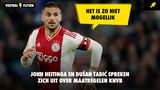 Heitinga en Tadić spreken zich uit over maatregelen KNVB: "Het is zo niet mogelijk"