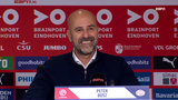 Op de persconferentie van PSV na afloop van het gewonnen thuisduel met Fortuna Sittard (3-1) van zaterdagavond waren niet alleen journalisten aanwezig.