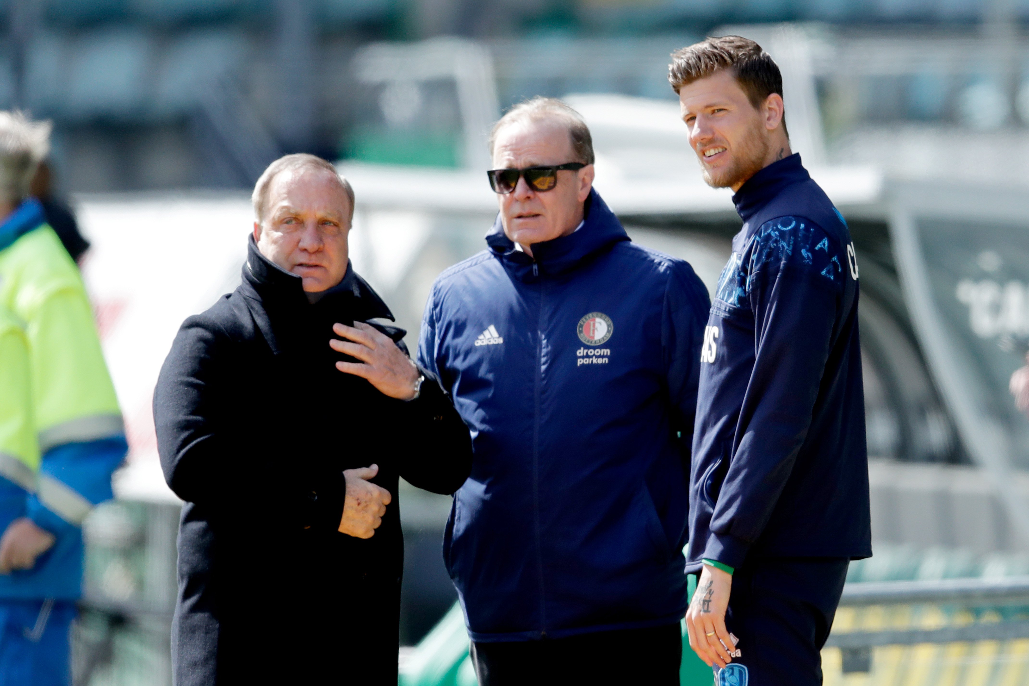 Kramer in gesprek met Dick Advocaat 