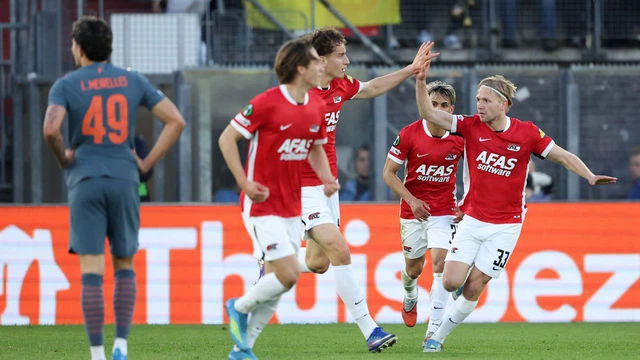 AZ koos tegen Sjachtar al zichtbaar voor de bekerfinale