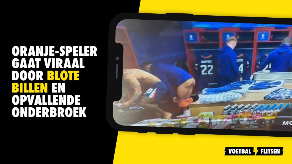 OEPS! Billen van Oranje-international gaat viraal via Britse zender