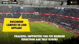Prachtig: supporters van PSV brengen eerbetoon aan Thijs Slegers
