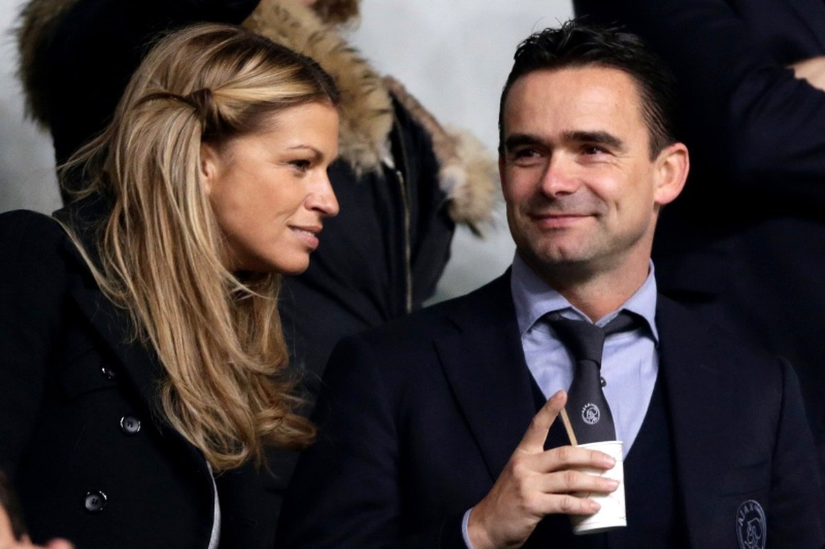 foto van Chantal van Woensel, voormalig Miss Holland en al jaren de partner van oud-Ajax-directeur Marc Overmars