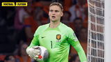 Bart Verbruggen in actie voor het Nederlands Elftal