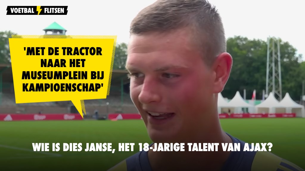 Wie is Dies Janse, het 18jarige talent van Ajax?