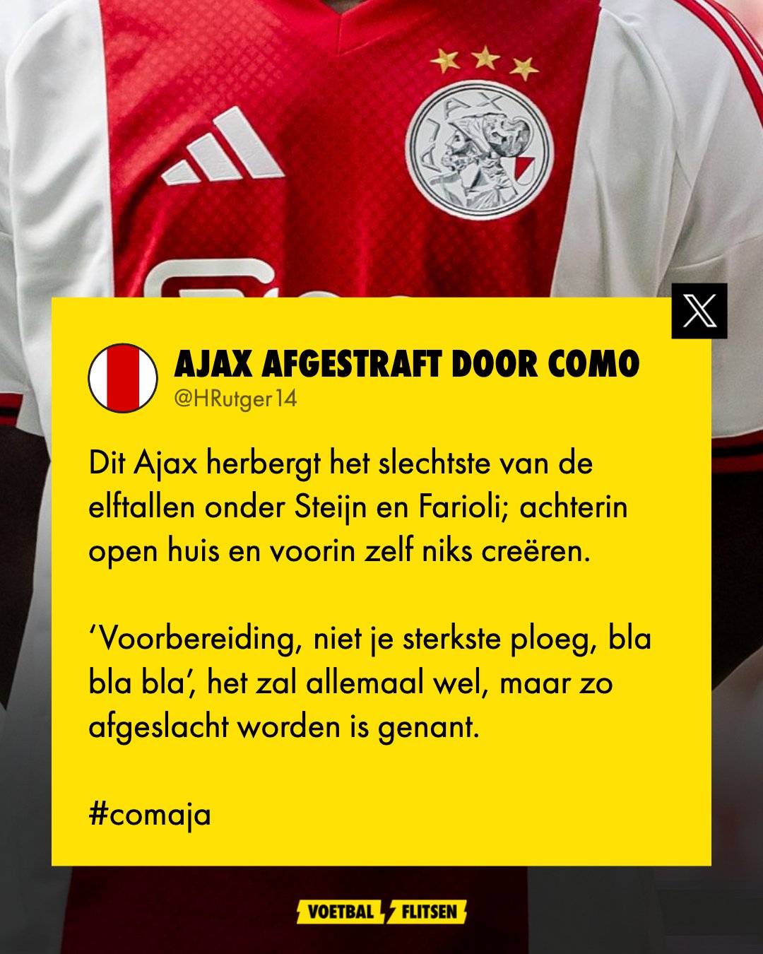 Ajax hard afgestraft door Como: Deze conclusies trekken fans