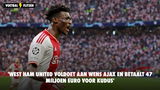 'West Ham United voldoet aan wens Ajax en betaalt 47 miljoen euro voor Kudus'