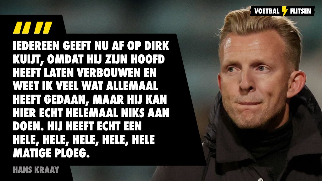 Kraay junior over Kuijt: ‘Iedereen heeft het over zijn hoofd verbouwen’
