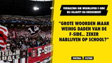 F-Side laat zich ondanks 'dreigement' niet zien bij restant #ajafey: "Zeker nablijven op school?"