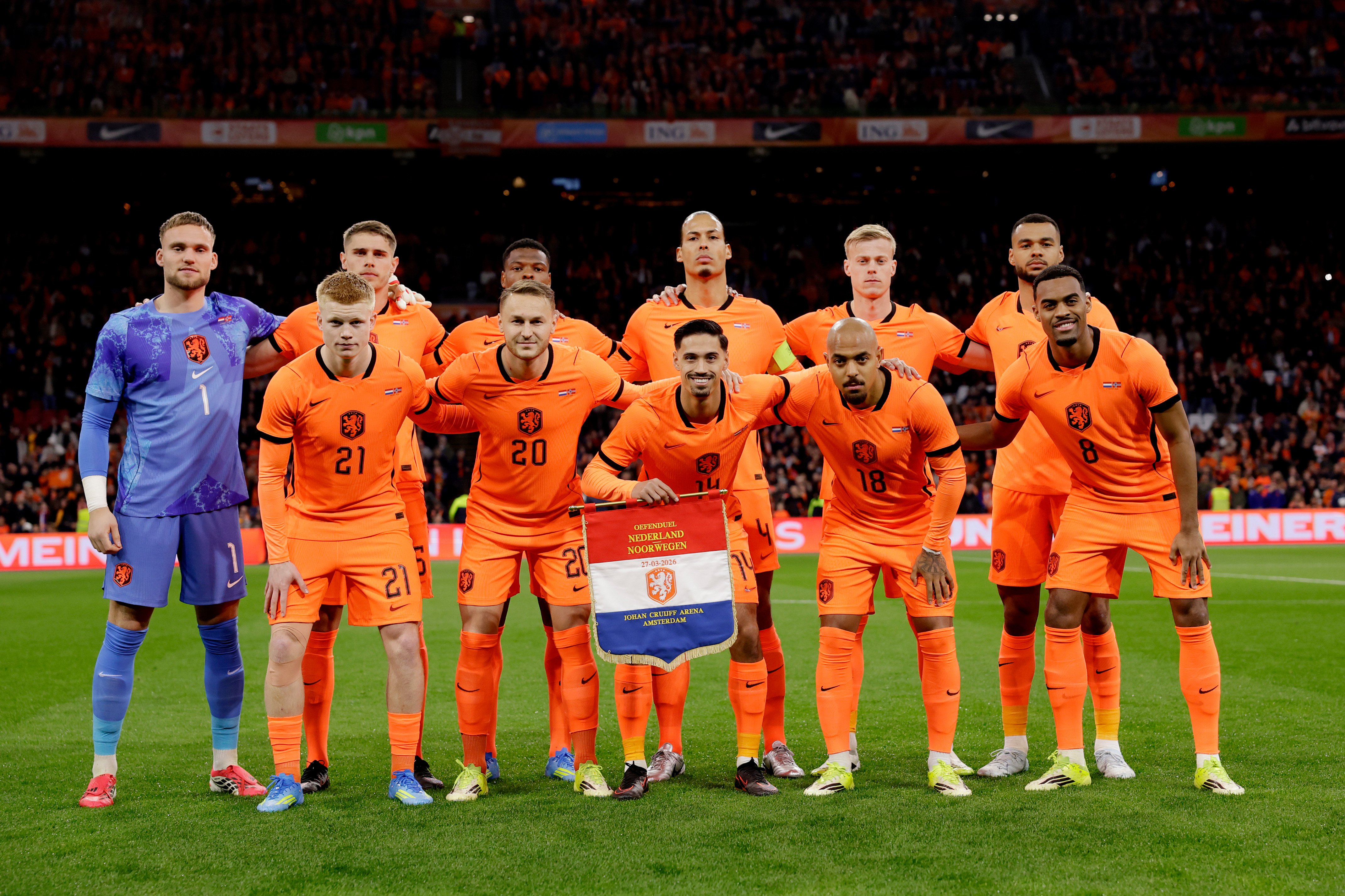 Dit zijn de rapportcijfers van Oranje na zege op Noorwegen