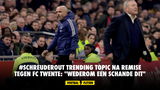 #SchreuderOut trending topic op Twitter na remise tegen FC Twente: "Wederom een schande dit"