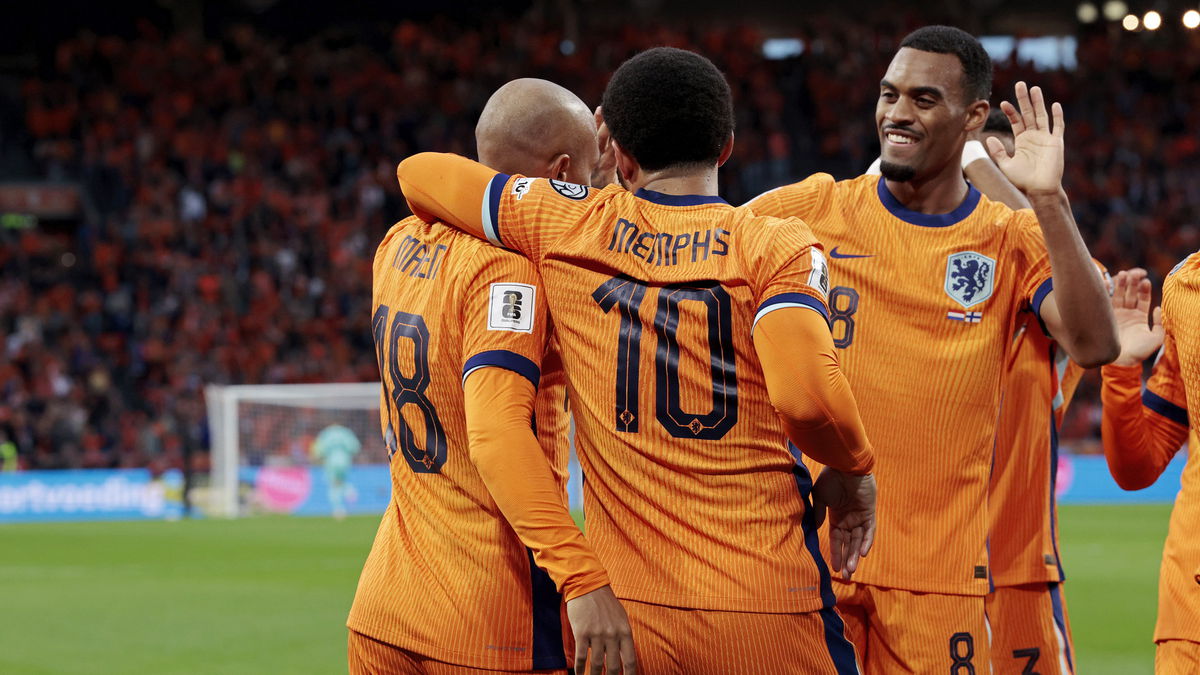 het nederlands elftal viert een doelpunt, straks op het wk 2026 een oranje-feest?