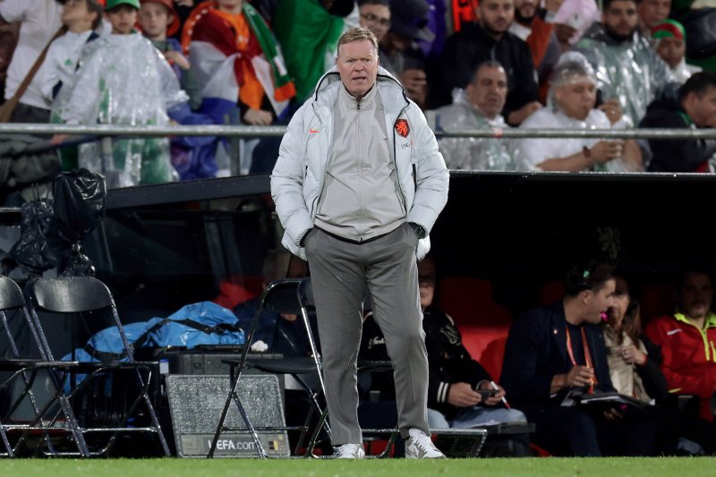 Bondscoach Ronald Koeman kreeg een 5,5