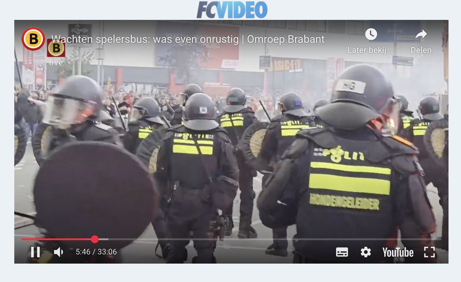 Agent gewond, vuurwerk en charges: feest bij PSV loopt uit de hand