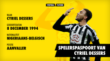 Spelerspaspoort Cyriel Dessers (profiel)