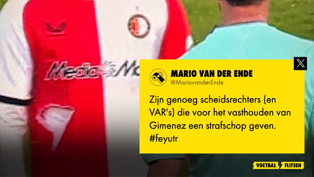 Beelden: Geen strafschop voor Gimenez, zo reageert oud-topscheids