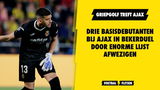 Drie basisdebutanten bij Ajax in bekerduel door enorme lijst afwezigen