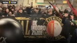 VIDEO: Massaal Feyenoord-legioen overspoelt Boekarest in corteo naar FCSB