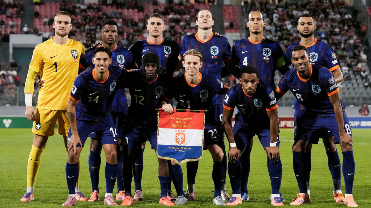 malta nederland elftalfoto