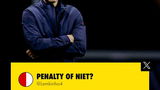 Targhalline ontsnapt aan penalty, kijkers grappen over socials offline halen
