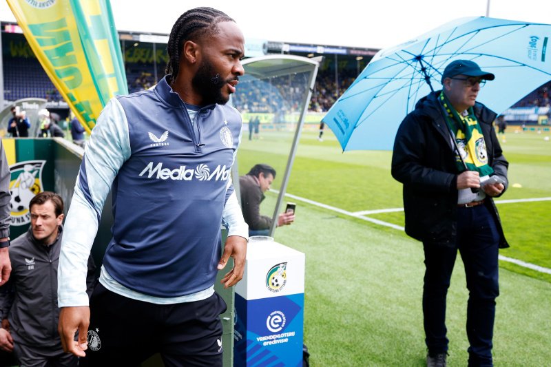 Raheem Sterling in Sittard voor Feyenoord