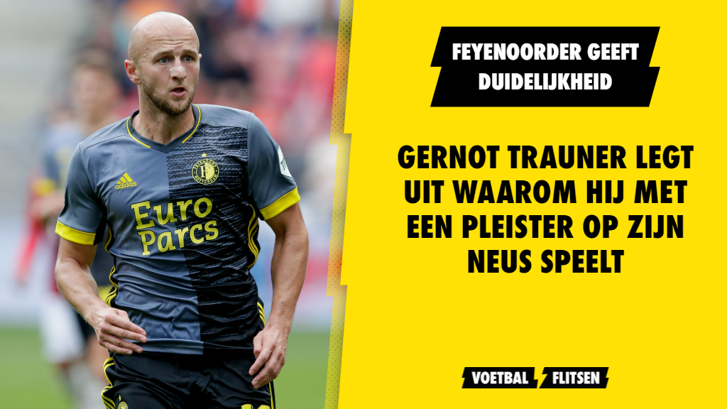 Gernot Trauner legt uit waarom hij iedere wedstrijd met een pleister op zijn neus speelt