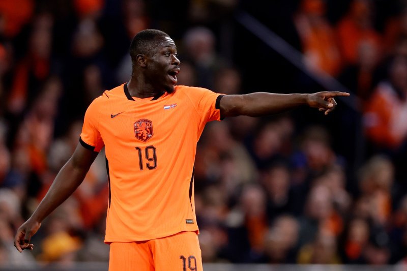 Brian Brobbey in actie namens Oranje tegen Noorwegen