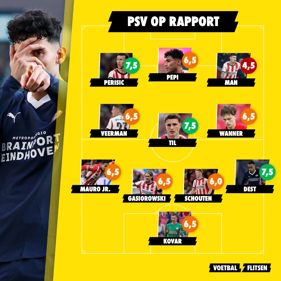 PSV vecht zich terug in chaos Utrecht: Perisic bezorgt ultiem keerpunt