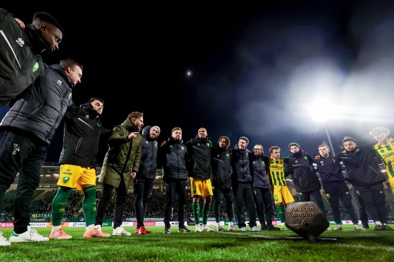 Bij winst op Jong FC Utrecht is ADO Den Haag gepromoveerd