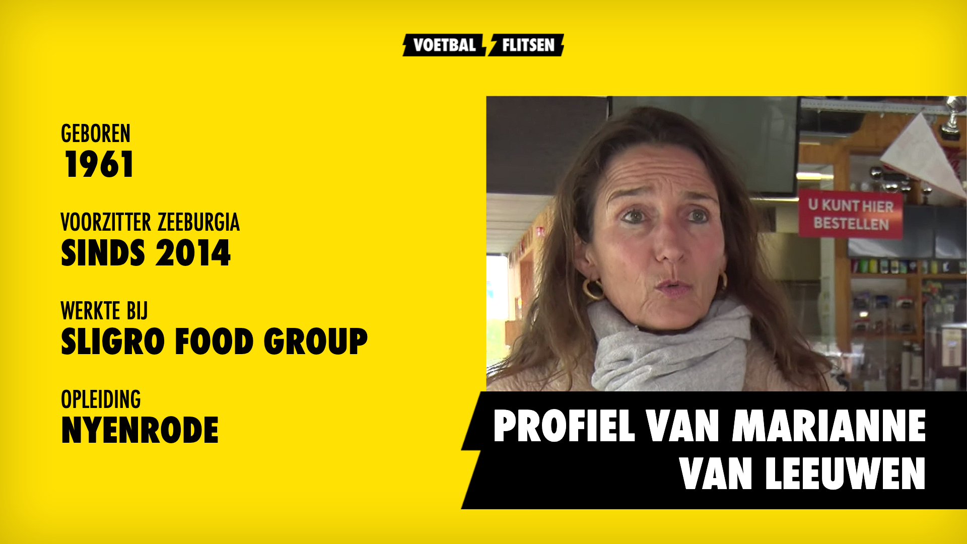 Dit is Marianne van Leeuwen, directeur betaald voetbal van de KNVB