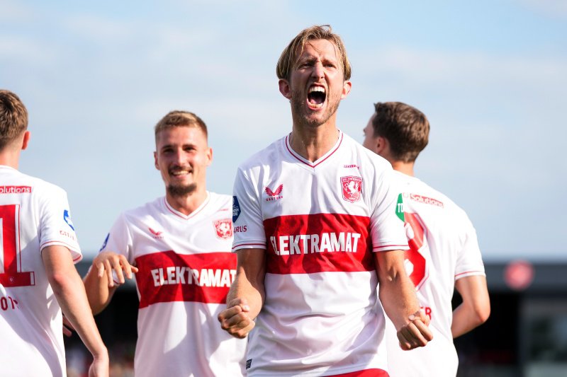 Michel Vlap scoort voor Twente