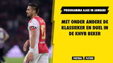 Dit is het programma van Ajax in januari